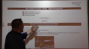 How to test an idle air control valve (IAC) using a Picoscope - Ford