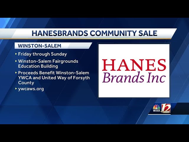 HanesBrands annual community sale kicks off Friday 