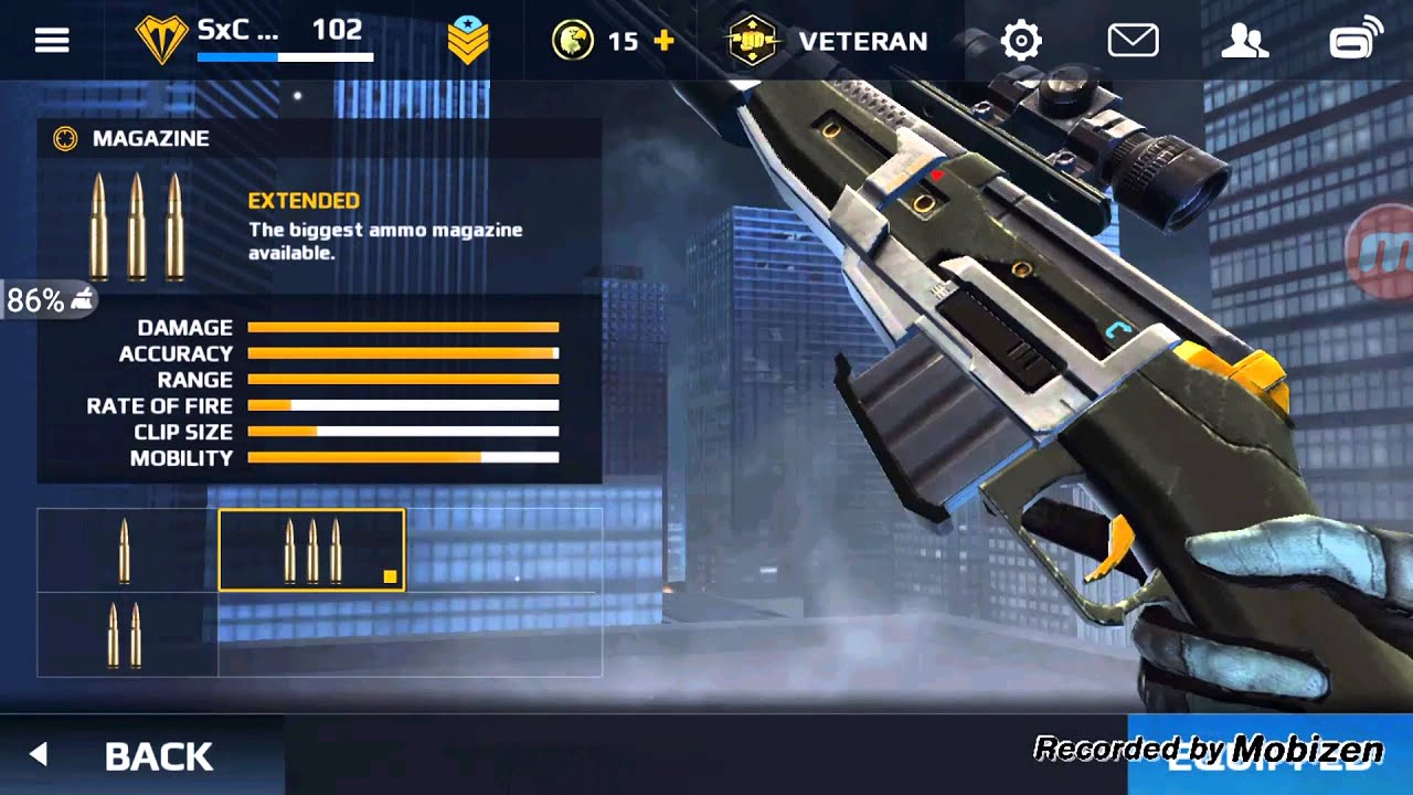 Modern combat 5: Blackout "BSW 77!"(Tier 7 Sniper)