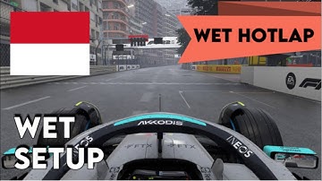F1 22 MONACO WET HOTLAP + SETUP - [1:24.672] - NO ASSISTS