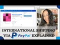 INTERNATIONAL Shipping via Paypal EXPLAINED | Small Businesses, Entrepreneur Life, Depop Seller Tips