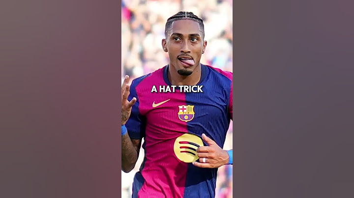 Raphinha Hat Trick | Fc Barcelona 7-0 Real Valladolid | La Liga 2024/25 #football #soccer #shorts