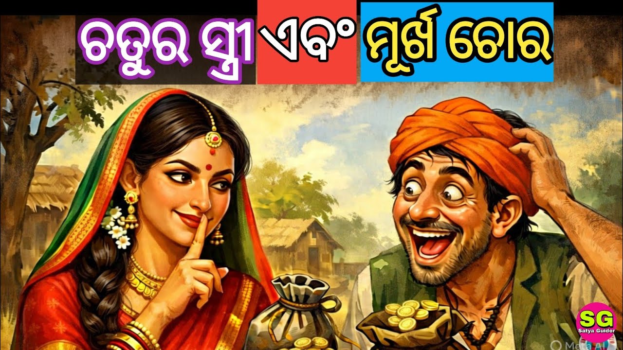 ଚତୁର ସ୍ତ୍ରୀ ଓ ମୂର୍ଖ ଚୋର | The clever woman and the stupid thief | Chatura Stree O Murkha Chora