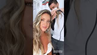 Daniela Álvarez Preparando Para Grabar Un Comercial De Desafío 2021