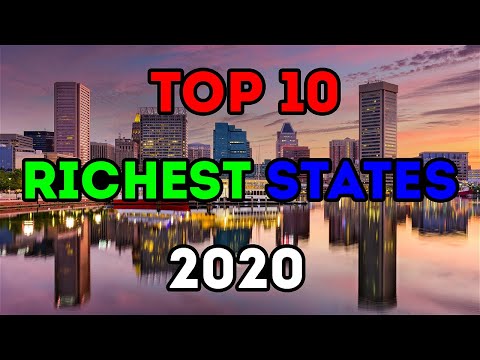 Top 10 Richest States in America for 2020