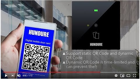 Hundure PXR-Q1 QR Code Access Reader