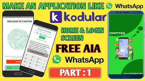 Make a Application Like Whatsapp  | In Kodular , appybuilder In hindi || Earn 200$ Daily