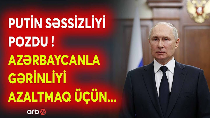 SON DƏQİQƏ! Putin TƏCİLİ GÖSTƏRİŞ VERDİ - Bakı-Moskva gərginliyinə SON QOYULUR -Kremldən mühüm iddia
