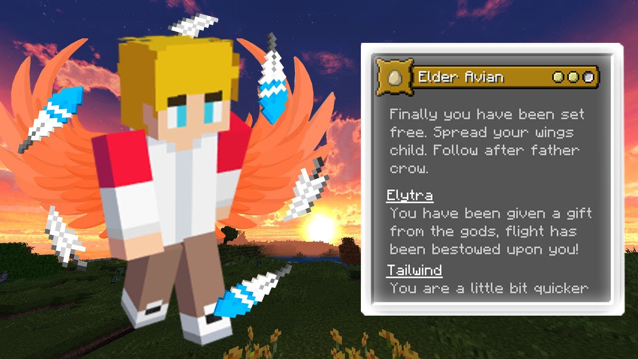 Minecraft Origins Elder Avian Custom Origin YouTube Minecraft Origins Elder Avian Custom Origin YouTube