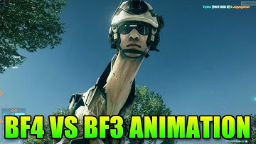 BF3 vs BF4 Soldier Soldier Animation, Big Difference!