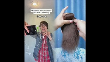 Sign Language comes in Clutch 😂 #fyp #unbanthemanniishow #themannii