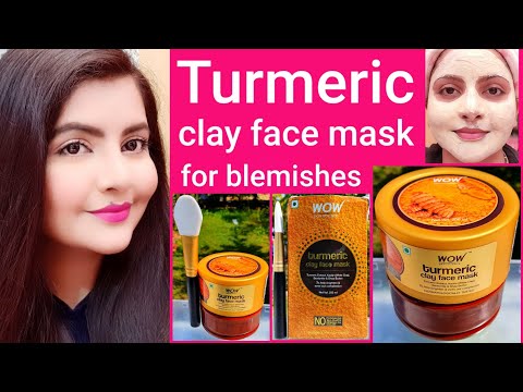 How to achieve blemish free skin | WOW Skin Turmeric Clay Face Mask review | RARA |