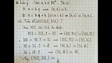 [MATH - SỐ HỌC -03] ✨ Thuật toán Euclide tìm ước chung lớn nhất #short