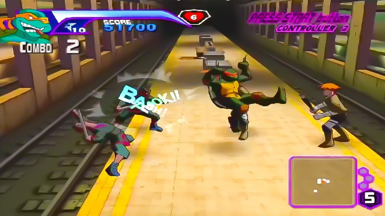 Teenage Mutant Ninja Turtles - Stage 2 - Area 2