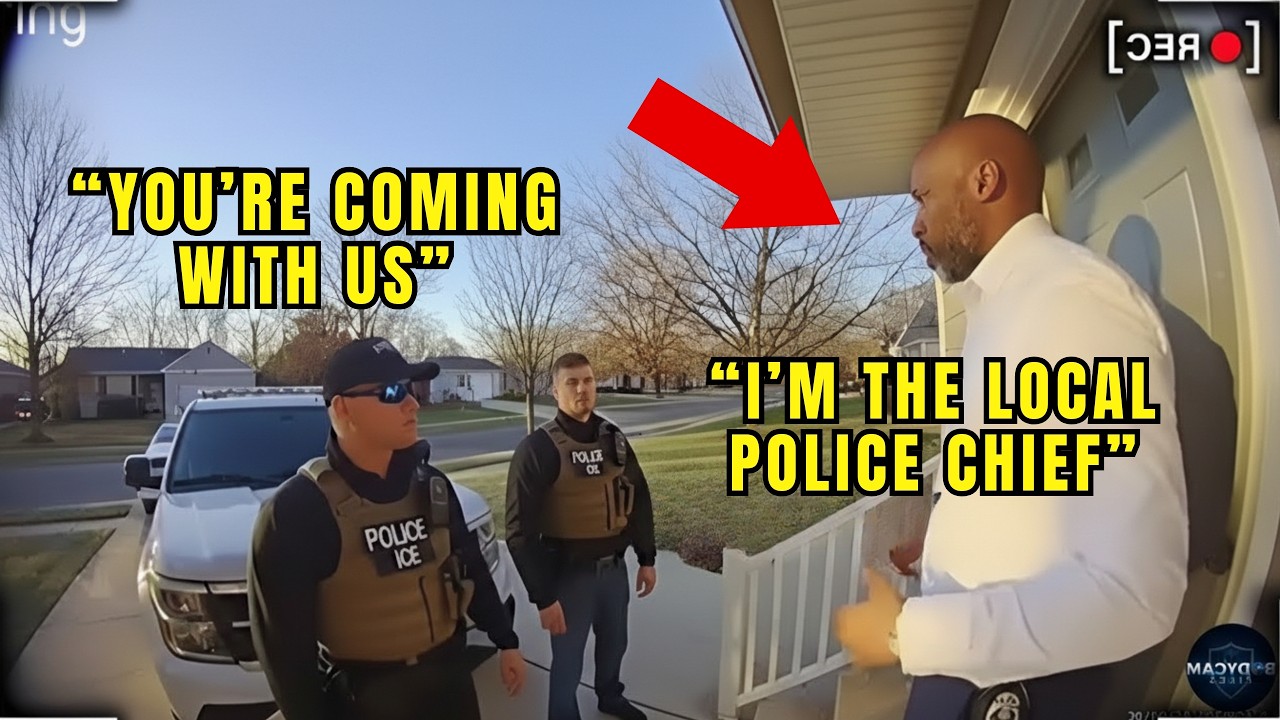 ICE Agents Tries to Arrest Black Police Chief in His Driveway Without a Warrant