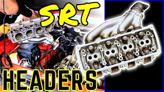 Hemi Camshaft Installation Continues, SRT Headers Install! Budget Challenger Build Ep2