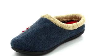 Padders Freesia 4018-96 Navy Multi Slippers