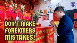 5 Chinese Temple Etiquette : DON’T make foreigners mistakes in Temple! 5分鐘學會入廟拜神！