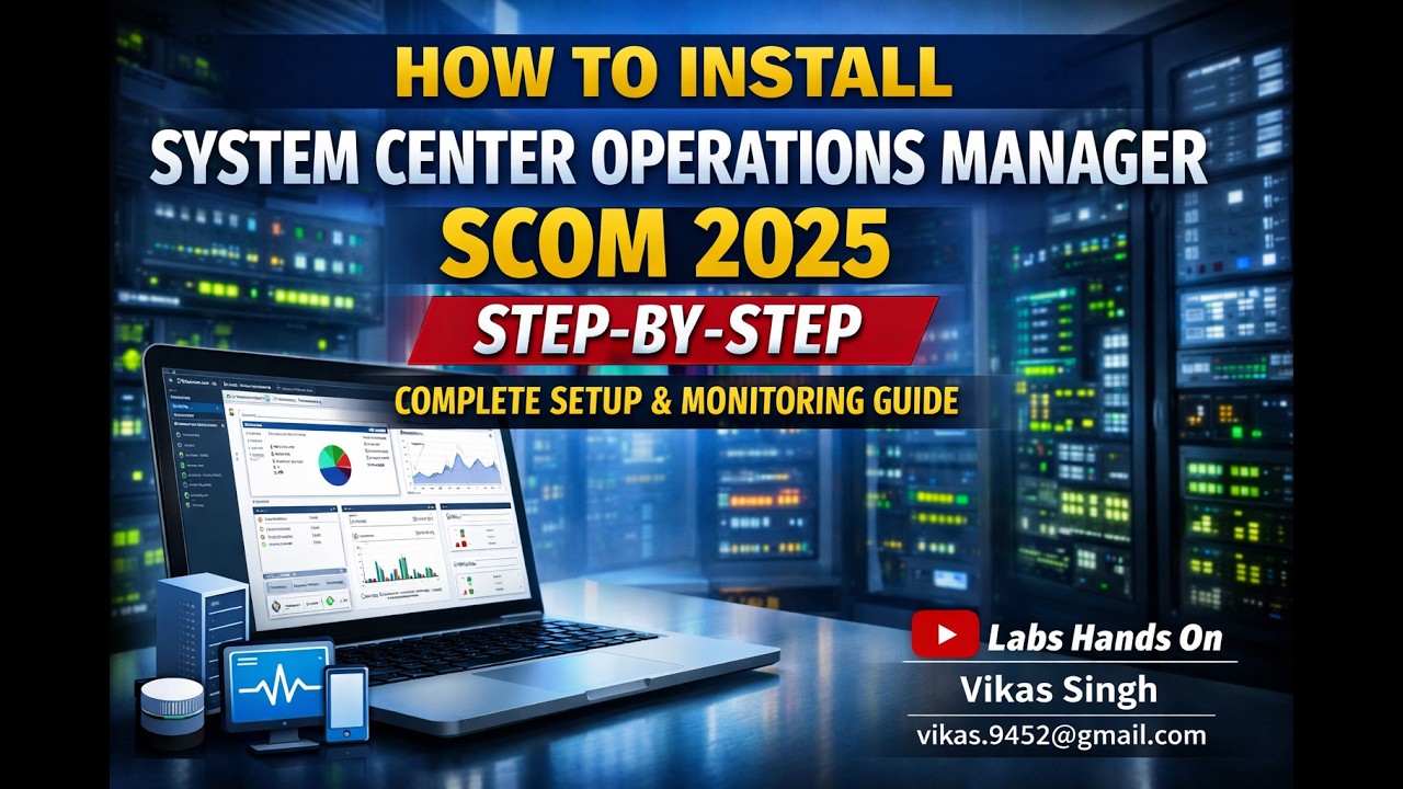 How to Install System Center Operations Manager (SCOM) 2025 Step-by ...
