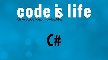 C# Dersleri Eğitim Serisi - Object Oriented Giriş - 007