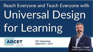 Keynote Reach Everyone and Teach Everyone with Universal Design for Learning