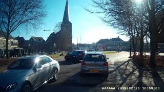 Opa Op Fiets Denkt Dat Ie Wel Gezien Word.