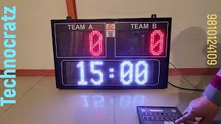 Multi Sport Scoreboard 18 x 30 inch By Technocratz 9810124109