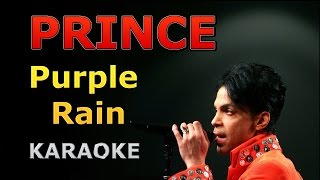 Prince - Purple Rain Karaoke with Lyrics chords