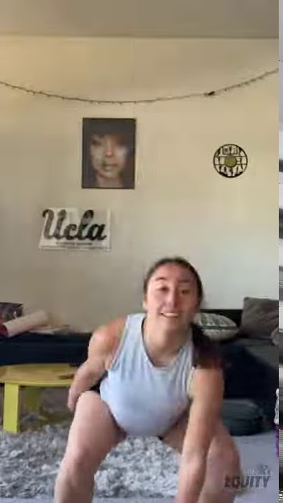 Home Workout With Former UCLA Gymnast Katelyn Ohashi #StayActiveStayStrong