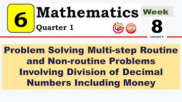 MATH 6 Q1 WEEK 8 LESSON 3 | PROBLEM SOLVING INVOLVING MULTIPLICATION OF DECIMAL NUMBERS AND MONEY