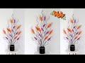 Membuat bunga sudut dari SENDOK PLASTIK ! | Flower corner with plastic spoon !