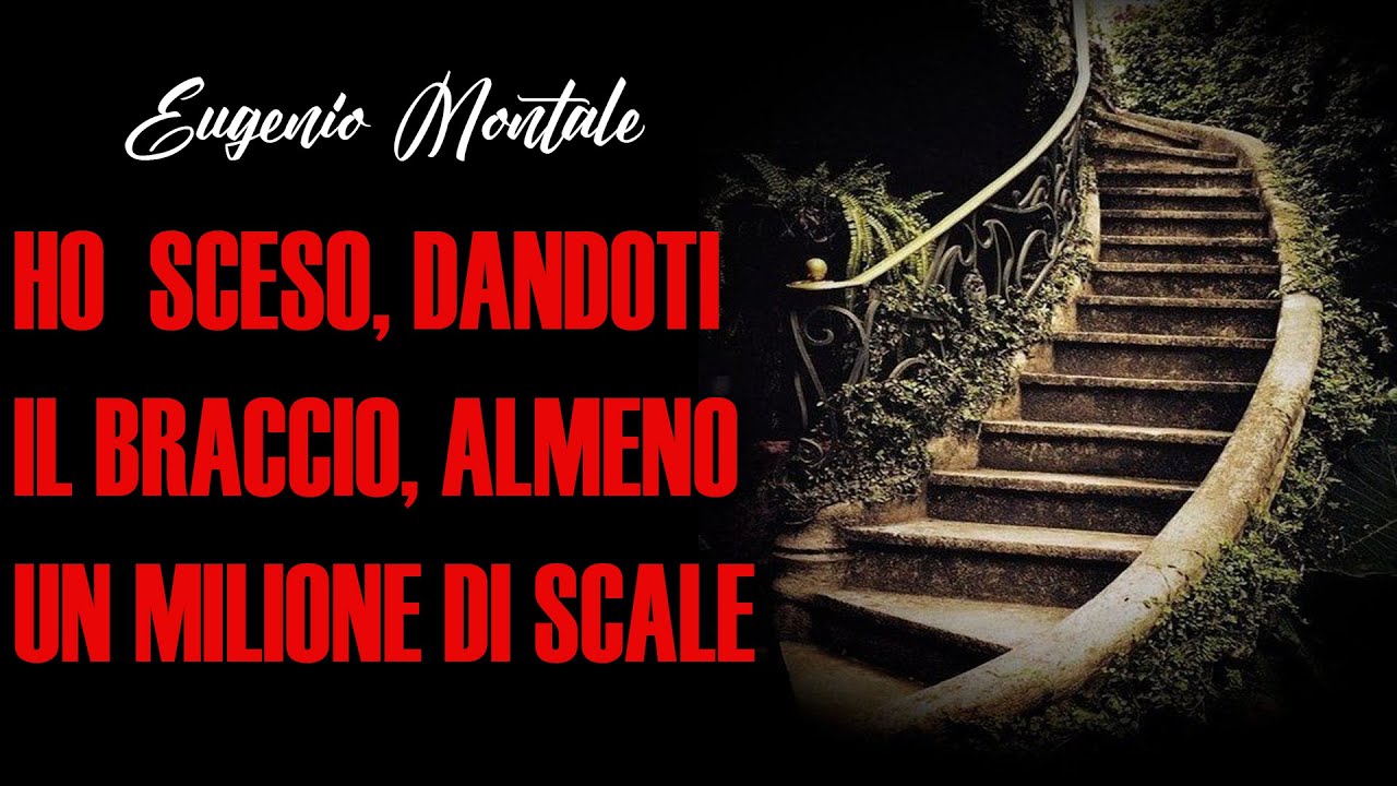 HO SCESO, DANDOTI IL BRACCIO, ALMENO UN MILIONE DI SCALE (audiolibro