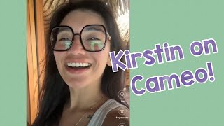 Kirstin Maldonado (of Pentatonix) is now on Cameo! My personal video from her 🥰🥰