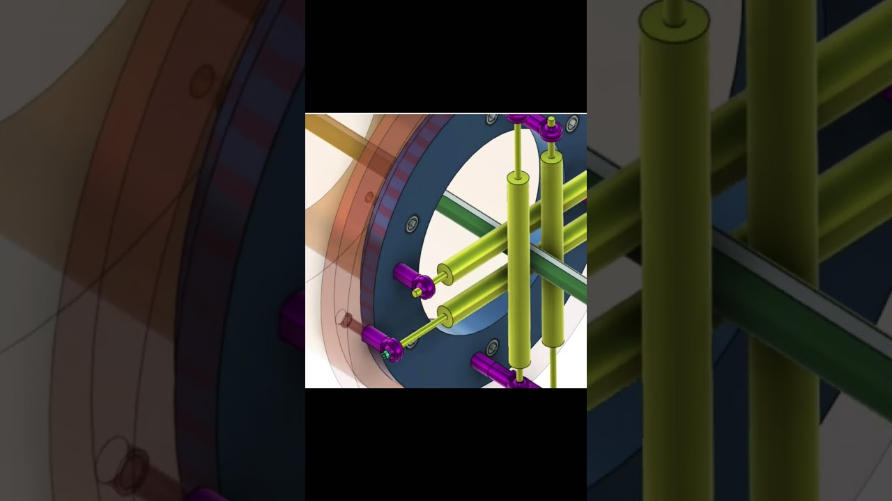 Mechanism 6 Cable Centering Device #Cable Motion Magic#Centering Device In Action