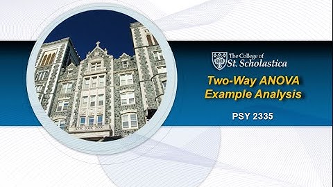 6-2 Two-Way ANOVA Excel Analysis