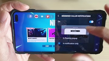 Galaxy S10 / S10+: How to Enable / Disable Minimized Caller Notifications During Gameplay