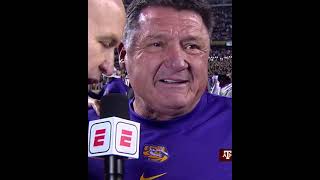 Famous Ed Orgeron reacts to LSU’s win over Texas A&M | #Shorts Net Worth