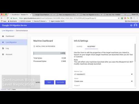 Google VM Migration Service Powered by CloudEndure