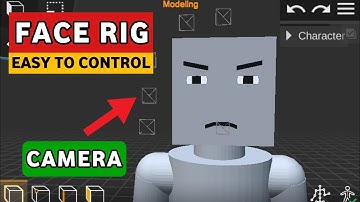 How To Rig Face Using Camera in Prisma 3d App.