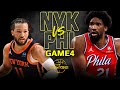 New york knicks vs philadelphia 76ers game 4 full highlights  2024 ecr1  freedawkins