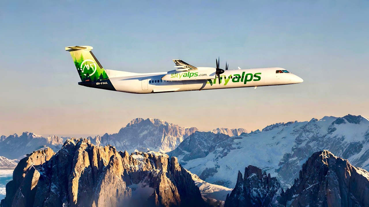 Полет над Альпами с итальянской бутик-авиакомпанией SkyAlps | Захватывающие виды в формате 4K