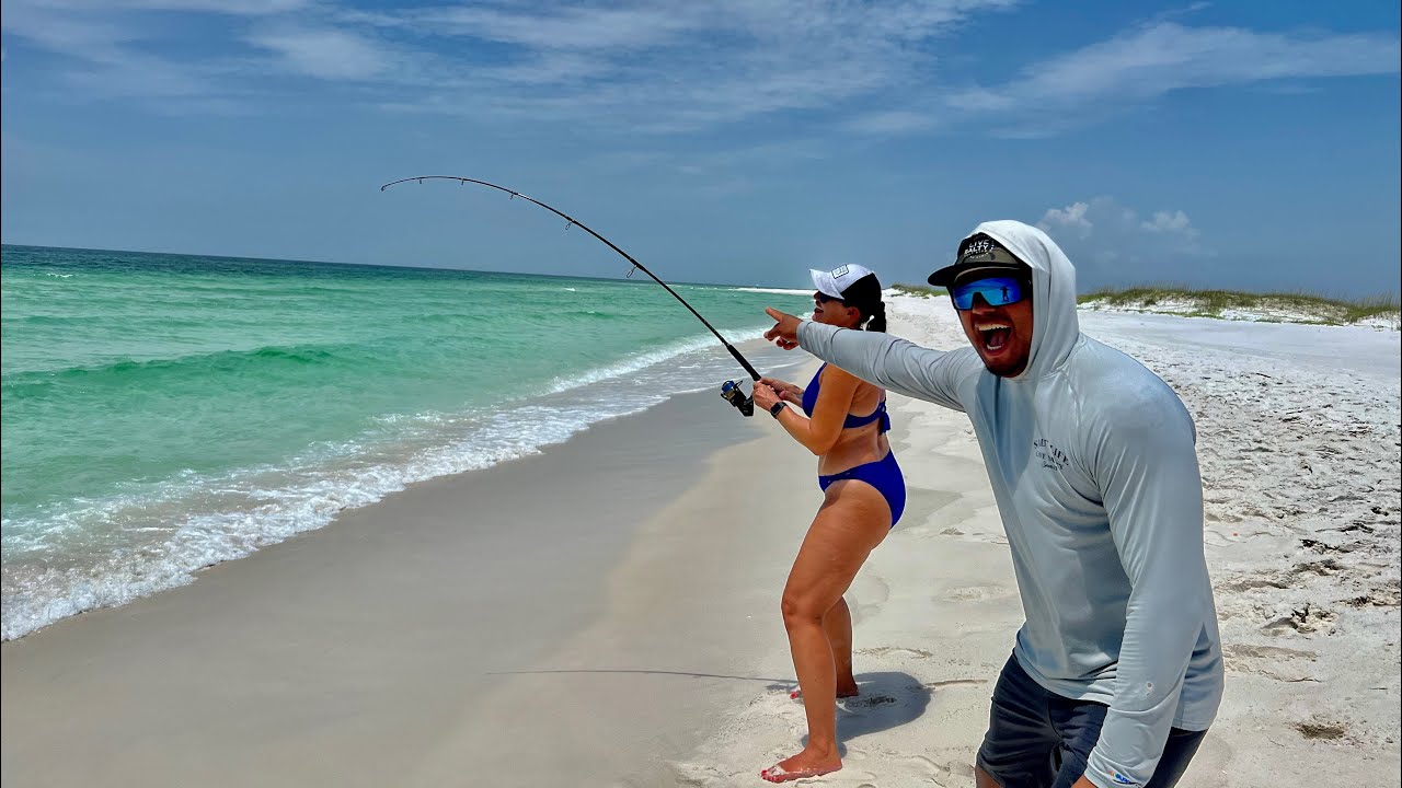 Took This Girl Fishing… She OUT FISHED Me! Pensacola Beach, FL! 