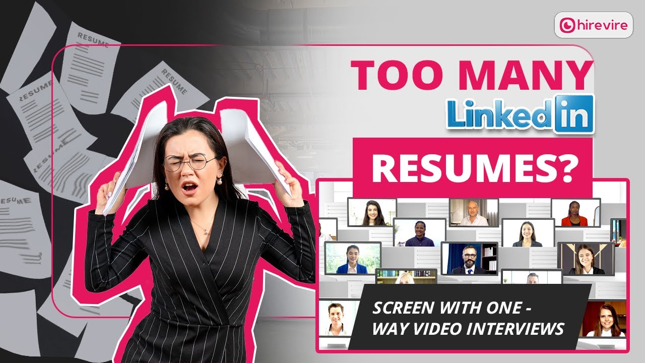 How to Collect Video Interviews from LinkedIn Applicants | Volume Hiring | Bulk Hiring | Hirevire