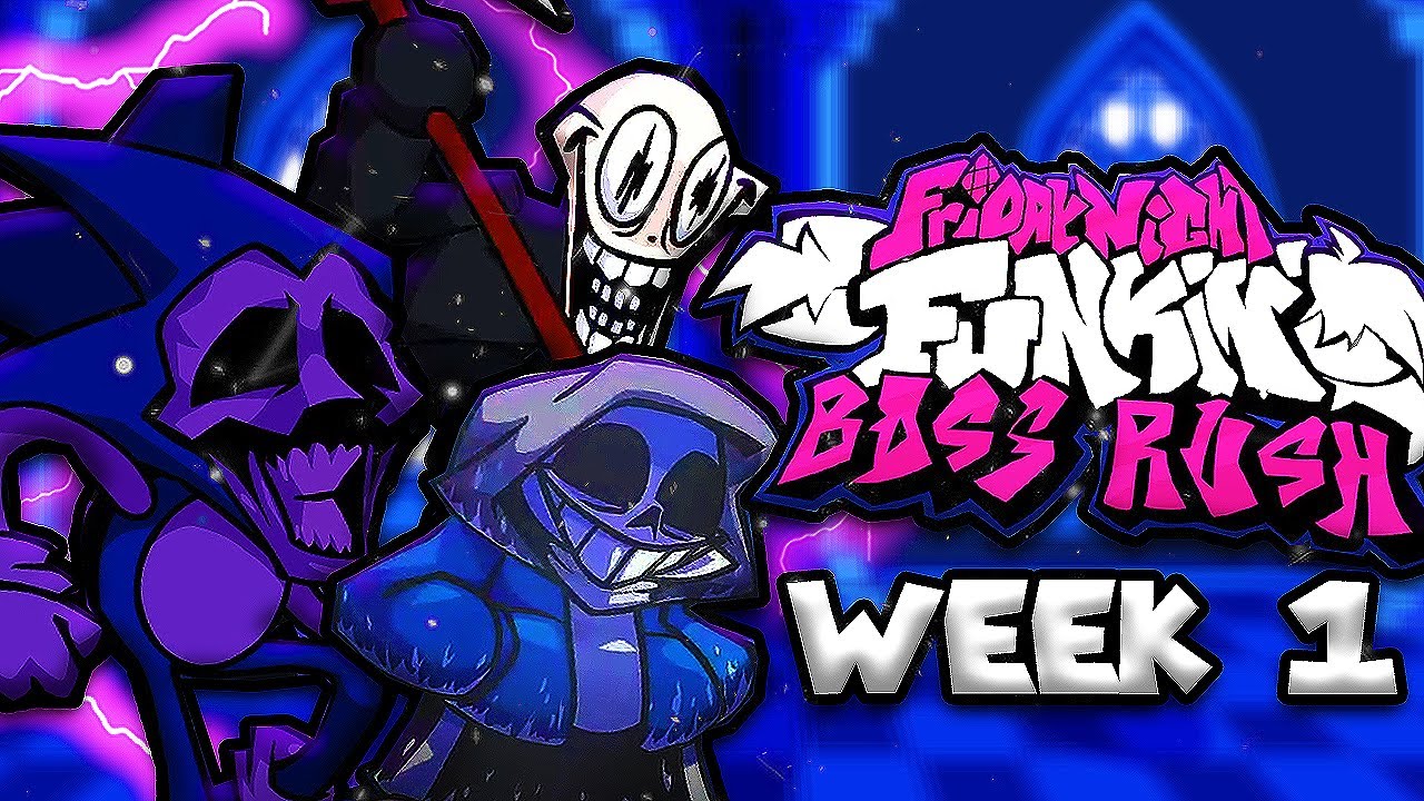 FNF BOSSRUSH: WEEK 1 [Friday Night Funkin'] [Mods]