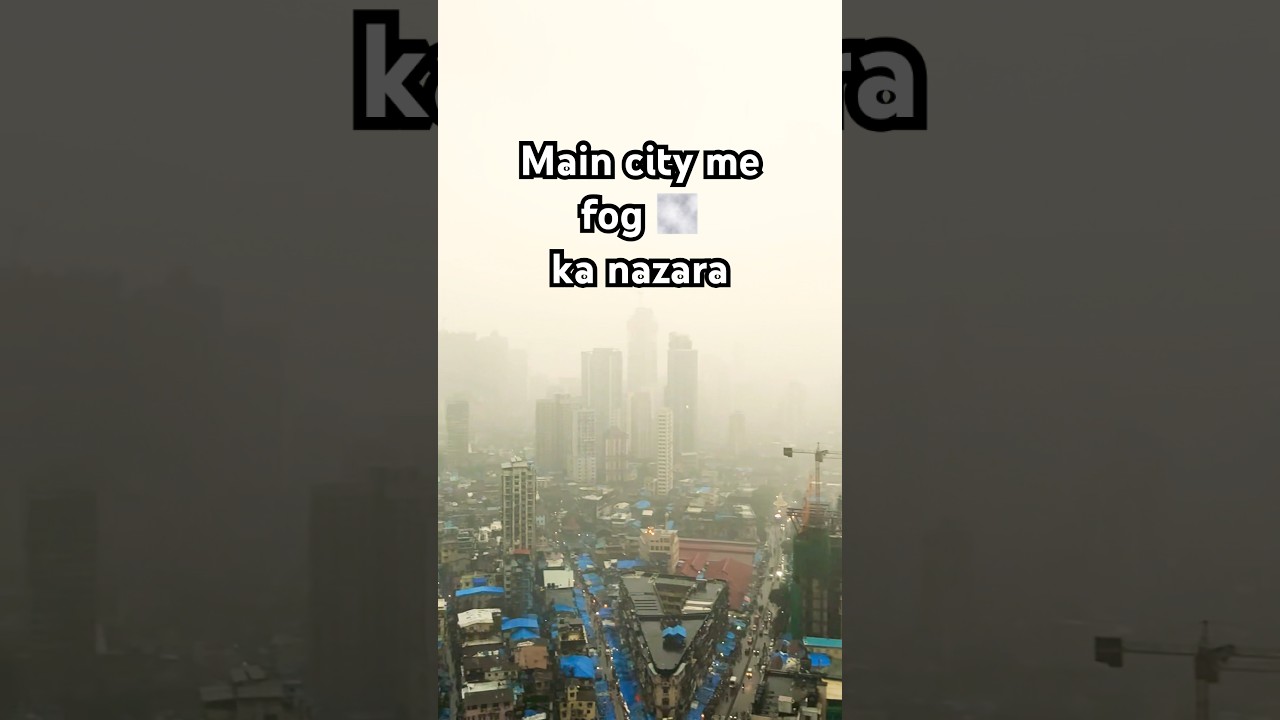 City of dreams covered in fog 🌫️ | 