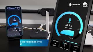 Teste de velocidade - Roteador Huawei AX2