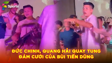 Hài hước cảnh Đức Chinh, Quang Hải quậy tung đám cưới của Tiến Dũng | F Sports