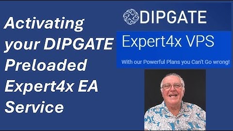 How to activate Our best Forex VPS, the Dipgate VPS preloaded Expert4x Trading Robot Service