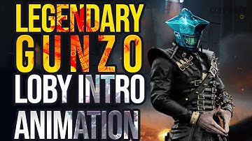 LEGENDARY GUNZO LOBBY INTRO ANIMATION | COD PUBG MOBILE
