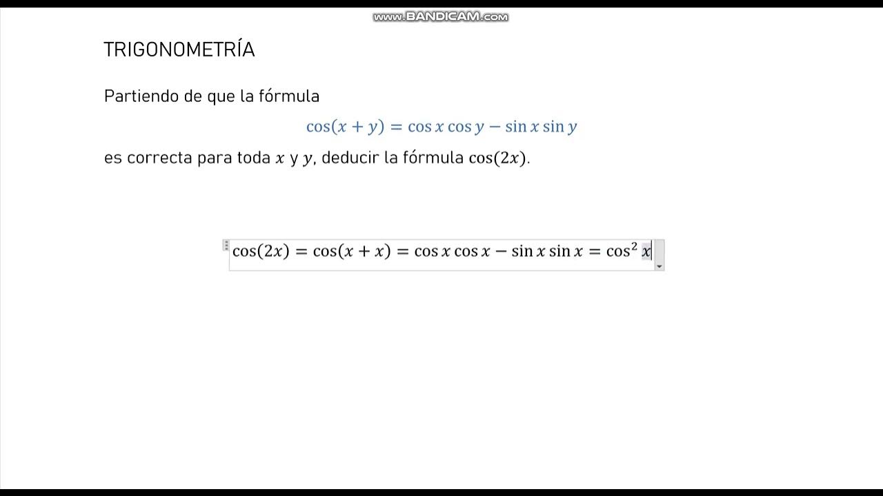 Partiendo De Que La F rmula Cos x y cos X Cos Y sin X Sin Y Es partiendo-de-que-la-f-rmula-cos-x-y-cos-x-cos-y-sin-x-sin-y-es